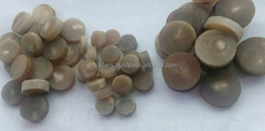 Boutons en corne de buffle de luxe, boutons en corne de bœuf véritable, couleur rose clair et foncé, artisanat naturel - Product Image 2