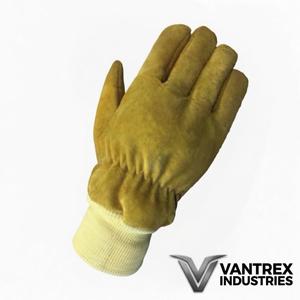 Best Quality Fire Fighter <b>Gloves</b> Cow Split Leather With <b>Moisture</b> Barer Fire Fighter <b>Gloves</b> for Fireman - Product Image 3