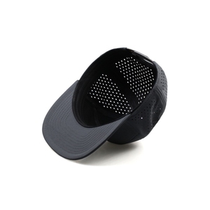 Casquettes de golf respirantes à 7 panneaux avec perforations laser, logo brodé 2D personnalisé, cordon, anti-transpiration, imperméables, pour l'été et les activités de plein air - Product Image 4