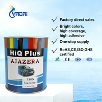 Peinture de base automobile acrylique 1K/2K, blanc fin, argent brillant, revêtement liquide en spray pour bateaux et plastiques