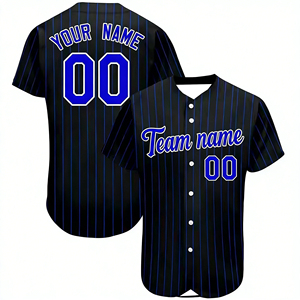 Uniforme de baseball respirant 100 % polyester, conception OEM 2025, vente en gros, uniforme de mode pour hommes avec logo personnalisé - Product Image 6