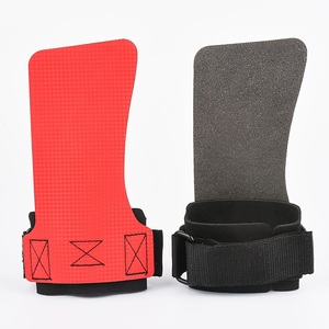 Guantes de Levantamiento de Pesas de PU Antideslizantes con Correa de Muñeca Ajustable para Gimnasio, Fitness, Culturismo, Entrenamiento con Kettlebell, Protección de Palmas - Product Image 1