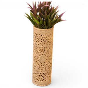 กระถางดอกไม้หินอ่อนแกะสลักตกแต่งบ้าน - Product Image 2