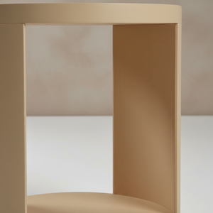 Table d'appoint décorative, table basse moderne en bois d'hévéa du Vietnam, MDF et placage de chêne, meuble décoratif pour salon - Product Image 5