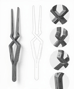 Abrazadera Debakey Bulldog Recta de Acero Inoxidable - Product Image 2