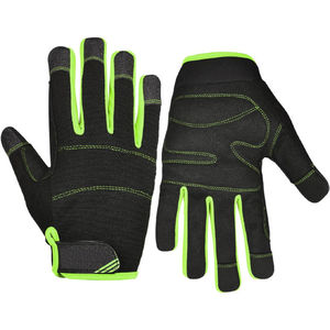 Gants de mécanicien électriques en cuir croûte de haute qualité, résistants à la chaleur, imperméables, hiver, personnalisables OEM pour la construction - Product Image 4