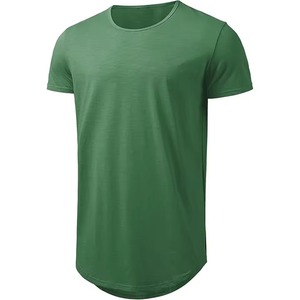Big and Tall <b>Men's</b> Plus Size Canvas <b>T</b>-<b>Shirts</b> with Blank Design <b>Extra</b> <b>Long</b> - Product Image 1
