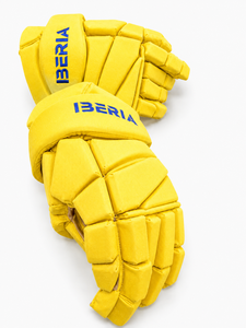 ถุงมือฮอกกี้น้ำแข็ง IBERIA แบบกำหนดเอง ทำจากโพลีเอสเตอร์/หนังสังเคราะห์ พร้อมแผ่นป้องกันสำหรับปิดนิ้วมือ เหมาะสำหรับนักกีฬาและทีม - Product Image 4