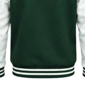 Chaqueta Bomber Deportiva para Hombre, Estilo Universitario Clásico, Chaqueta de Béisbol con Cierre de Botones a Presión y Cuello Acanalado - Product Image 6