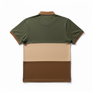 Polo Homme Oversize Style Streetwear en Coton Piqué Respirant à Manches Courtes avec Logo Personnalisé Grande Taille Décontracté - Product Image 4