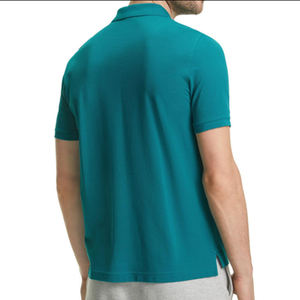 Polo en coton piqué de haute qualité à manches courtes, coupe classique, séchage rapide, respirant, couleur unie, avec logo personnalisé - Product Image 5