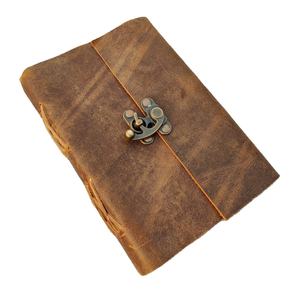 Handmade Genuine Leather <b>Journal</b> Vintage Deckle Edge Cotton Paper Notebook for Sketching <b>Writing</b> Travel Diary Artist Sketchbook - Product Image 1