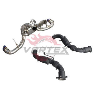 ระบบไอเสีย VORTEX OEM ประสิทธิภาพสูง พร้อมแผ่นกันความร้อนสำหรับรถแข่ง ผลิตจากสแตนเลสขัดเงาแบบกระจก หนา 1.5 มม. เชื่อมแบบเกล็ดปลา รับประกัน 2 ปี - Product Image 6