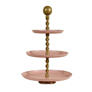 Metal Flourish <b>3</b> <b>Tier</b> <b>Cake</b> <b>Stand</b>, Round Cupcake <b>Stand</b>, <b>Cake</b> <b>Stand</b> for Decoration Metal <b>Cake</b> <b>Stand</b> - Product Image 1