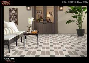 Baldosas de Cerámica para Estacionamiento en Exteriores, Resistentes, Superficie Mate, 300x300mm, 30x30cm, 12x12 Pulgadas, para Proyectos de Estacionamiento - Product Image 3