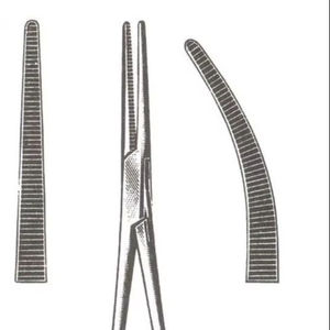 Pinces hémostatiques Crile 14 cm à mâchoires droites dentelées, qualité supérieure, pince chirurgicale en acier inoxydable, forceps vasculaire Zelmi Surgical - Product Image 4
