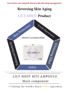 Ampoule GTM LILY SHOT Skin Booster à l'extrait de safran, PDRN, HA, acide hyaluronique, hydratation, apaisement, éclat, soin coréen pour la peau - Product Image 4