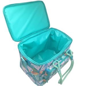 Sac à déjeuner portable Ningbo Wilson personnalisé, grande capacité, durable, écologique, en tissu maillé, avec fermeture éclair, à porter en bandoulière - Product Image 6