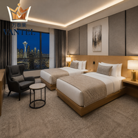 Ensemble de meubles de chambre d'hôtel Vantel, meubles de chambre d'hôtes modernes et luxueux, fabriqués sur mesure pour les projets hôteliers