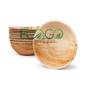 Vietnam Wholesale Palm Leaf Plates Biodegradable Areca Leaf Tableware Supplier Eco2go Vietnam - Product Image 1