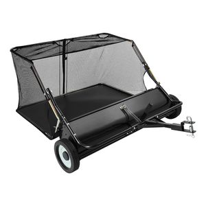 Spazzatrice da Giardino Trainabile da 48 Pollici con Capacità di 26 Cu. Ft. Sacca Raccogli Foglie e Erba con Capacità Elevata, Rimorchiabile, con Funzione di Scarico, Strumento di Raccolta - Product Image 1