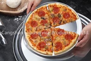 Plateau à pizza rond de 6 à 22 pouces, épaisseur 1,0 mm, plateaux à pizza en aluminium durable, livraison sous 45 jours - Product Image 6