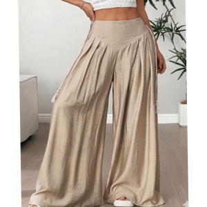 Pantalones de salón de pierna ancha estilo bohemio - Product Image 2