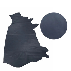 Dark Blue Chrome Tanned Cow Hide <b>Leather</b> Eco-Friendly 1.2-1.4mm Thick Perfect for Book Covers Purses Premium DIY Crafting - Product Image 1