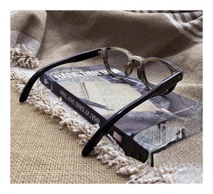 Nuevas Monturas de Gafas de Sol Ópticas de Cuerno de Búfalo Ecológicas y Naturales de ILAHI, Hechas a Mano, Modernas, Rústicas, de Forma Cuadrada, con Diseños Love Angel - Product Image 1