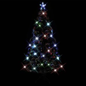 Árbol de Navidad preiluminado de 6 pies y 220 ramas con soporte Decoraciones festivas navideñas - Product Image 2
