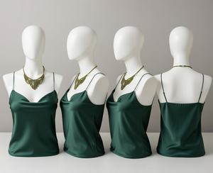 สร้อยคอไข่มุกเทียมลายดอกไม้สไตล์มินิมอลสำหรับงานปาร์ตี้ ประดับด้วยพลอยสีเขียวธรรมชาติ งานแฮนด์เมดสไตล์ชนเผ่า - Product Image 1