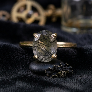 New Arrival Solid 925 Sterling <b>Silver</b> Moissanite Oval Prong Setting 14k Gold Plated Women's <b>Ring</b> - Product Image 4