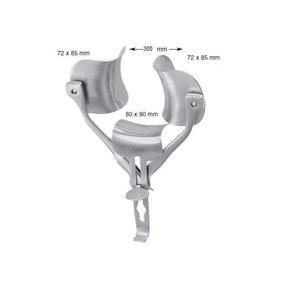 Écarteur chirurgical abdominal Ricard 280 mm en acier inoxydable de qualité supérieure, instrument médical manuel, outil de rétraction tissulaire de précision - Product Image 4