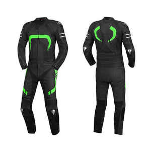 Combinaison de moto en cuir une pièce, anti-chute et résistante à l'usure, combinaison de moto en cuir pour homme, combinaisons de course - Product Image 5