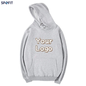 Sudadera con Capucha Negra para Mujer, Marca SPOFIT, con Logotipo Personalizado, Diseño Gráfico Hello, Estilo Casual Urbano, con Bolsillo Canguro - Product Image 2