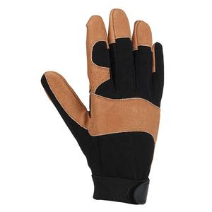 Gants de sécurité mécaniques en cuir personnalisés, résistants aux coupures et aux chocs, ignifuges, 7 oz, pour la construction et l'industrie - Product Image 5