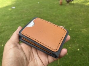 Vintage Handmade Genuine Leather Compact <b>Wallet</b> <b>RFID</b> Blocking Fold Card Holder for Daily Carry Unisex Anwar Enterprises - Product Image 1