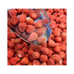 Fraises lyophilisées de qualité supérieure du Vietnam, marque privée en gros, pour poudre d'extrait et collation aux fraises FD - Product Image 4