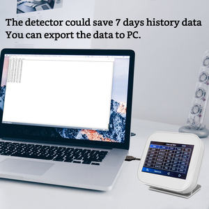 Mètre <span class=keywords><strong>de</strong></span> <span class=keywords><strong>CO2</strong></span> intelligent Tuya WiFi avec <span class=keywords><strong>capteur</strong></span> <span class=keywords><strong>de</strong></span> <span class=keywords><strong>CO2</strong></span> NDIR à double canal - Teste le <span class=keywords><strong>CO2</strong></span>/TEMP/RH pour la maison/l'hôtel/la <span class=keywords><strong>salle</strong></span> <span class=keywords><strong>de</strong></span> <span class=keywords><strong>classe</strong></span> EMP RH - Product Image 3
