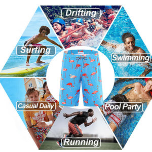 Shorts de Playa para Hombre, Color Sólido, Shorts de Baño Personalizados, Traje de Baño de Verano, Shorts de Baño de Secado Rápido - Product Image 5