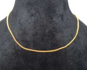 Cadena de Serpiente de Latón Chapada en Oro de 18K al por Mayor para la Fabricación de Collares con Colgantes - Product Image 5