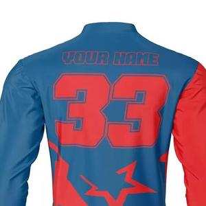 Maillot de motocross personnalisé respirant en maille à séchage rapide polyester/nylon à manches longues pour le cyclisme toutes saisons - Product Image 6