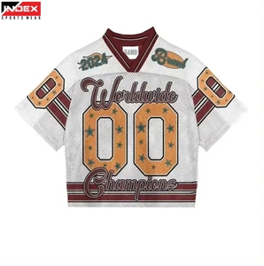 Camiseta de Fútbol Americano INDEX Worldwide Champions, Cuello en V, Manga Corta, Impresión Sublimada, Malla 100% Poliéster, Unisex para Adultos - Product Image 1