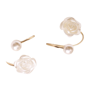 Anillos de Servilleta de Aluminio Duraderos para Boda o San Valentín, Forma de Rosa, Decorativos, Porta Servilletas Metálicos, Diseño Floral para Fiestas y Reuniones Familiares - Product Image 4