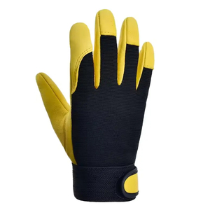 Gants de soudage en cuir de chèvre pleine fleur, antidérapants, durables, flexibles, personnalisables, texture lisse, épaisseur 11 oz, 10 pouces - Product Image 4