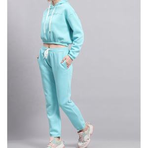 Survêtements pour femmes, survêtement personnalisé avec logo, ensemble sweat-shirt, ensemble short 2 pièces, vêtements pas chers pour femmes, haut court, sweat-shirt à capuche - Product Image 4