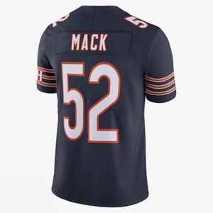Customized Color Printed Football Jersey Unisex Short Sleeve Mesh Breathable Moisture Wicking Front Logo Athletic Fit - Product Image 6
