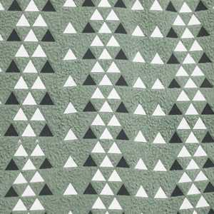 Sudadera con Capucha Unisex NEXTEX, Diseño Triangular en Zigzag, Color Verde Salvia, Felpa de Algodón Suave, Cálida, con Estampado Gráfico - Product Image 5