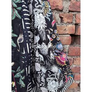 Jupe longue mi-mollet en coton 100 % faite à la main, jupe portefeuille d'été, robe décontractée pour femme, style bohème hippie, vente en gros - Product Image 3