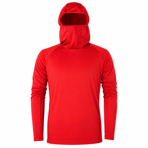 Camiseta de Pesca de Manga Larga con Capucha, Personalizada, de Primera Calidad, Impresa por Sublimación, de Poliéster/Algodón, Transpirable - Product Image 1